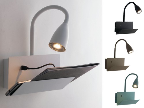 Leselampen mit ablage usb - ablage, &