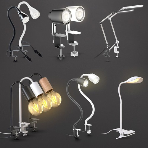 Led klemm leuchte leselampe - klemm-leuchte,