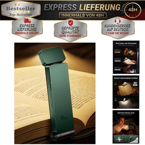 86lux led leselampe buchlampe - 86lux,
