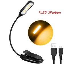 Leselampe LED Klemmleuchte USB