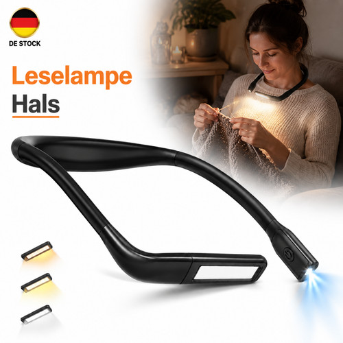 Led leselampe hals bett - led,